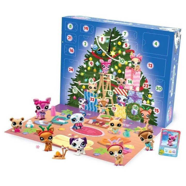 Calendrier de l'Avent - BANDAI - Littlest Pet Shop avec surprises quot