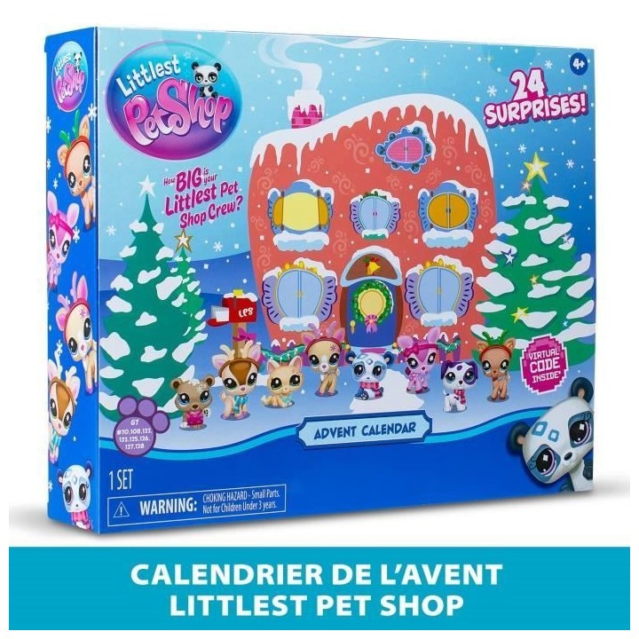 Calendrier de l'Avent - BANDAI - Littlest Pet Shop avec surprises quot
