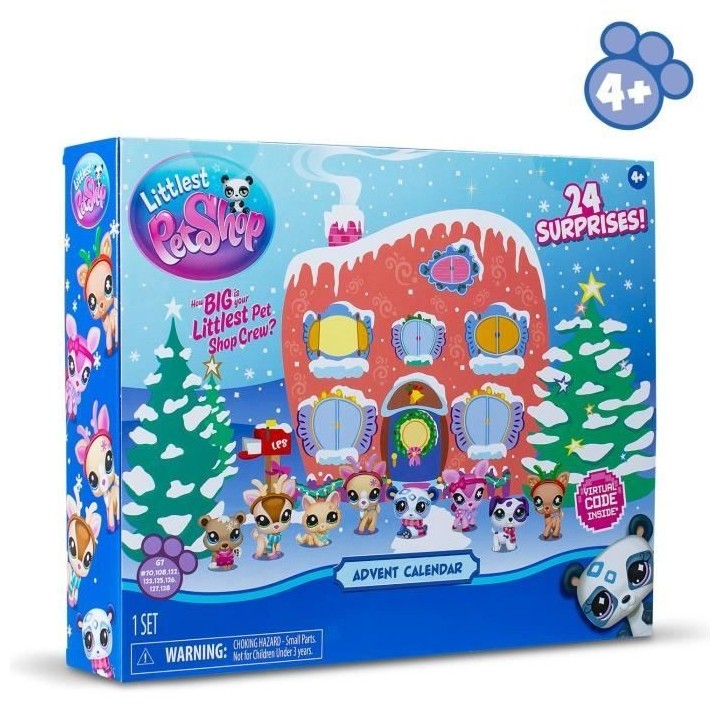 Calendrier de l'Avent - BANDAI - Littlest Pet Shop avec surprises quot