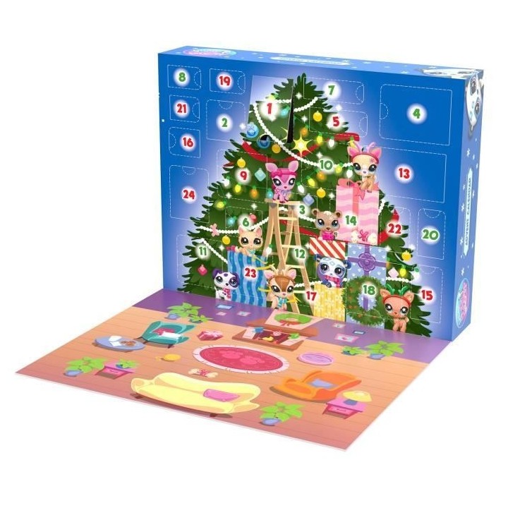Calendrier de l'Avent - BANDAI - Littlest Pet Shop avec surprises quot