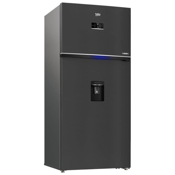Réfrigérateur pose libre - BEKO - RDNE650E40DZXBRN - Double Porte -