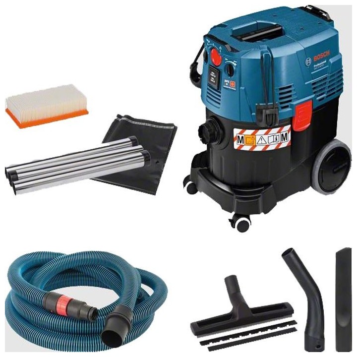 Aspirateur pour solide et liquide 1380W GAS 35 M AFC en boîte carton