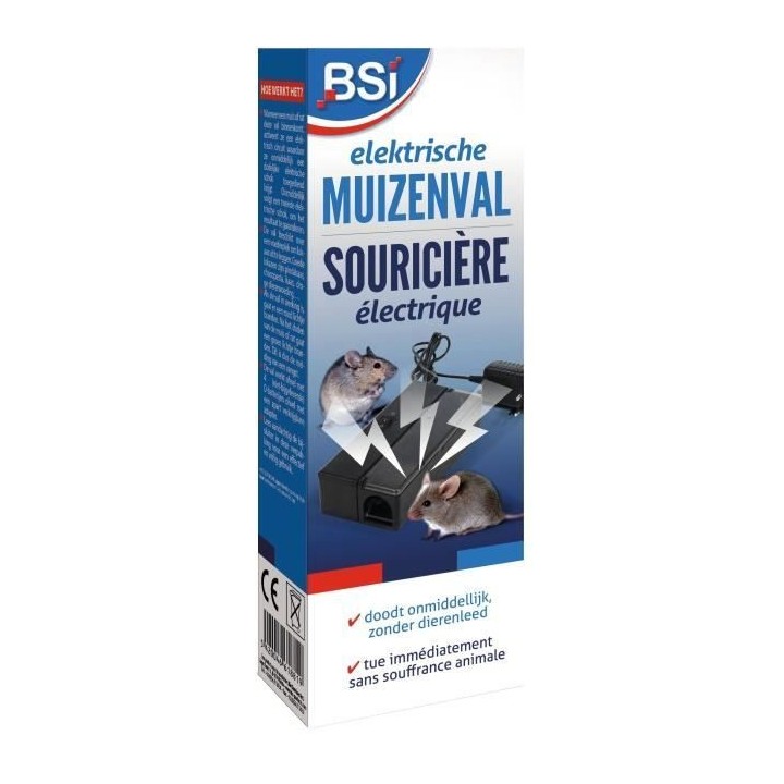 Pieges a souris électrique - BSI - Sans cruauté pour l'animal - Tres