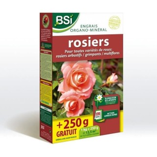 Engrais pour Bio Rosiers - BSI - Floraison éclatante - Action kongue
