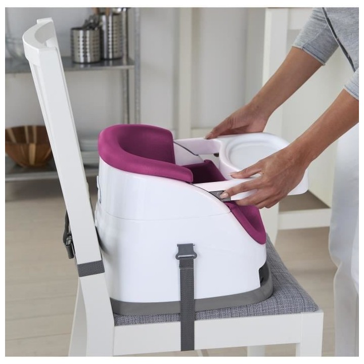 INGENUITY Siege Repas 2-en-1 Baby Base™ - Flambé Rose