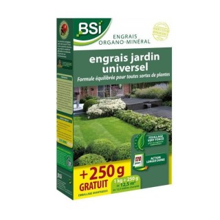Engrais Bio universel - BSI - Végétaux multiples - Gazon, potager, f