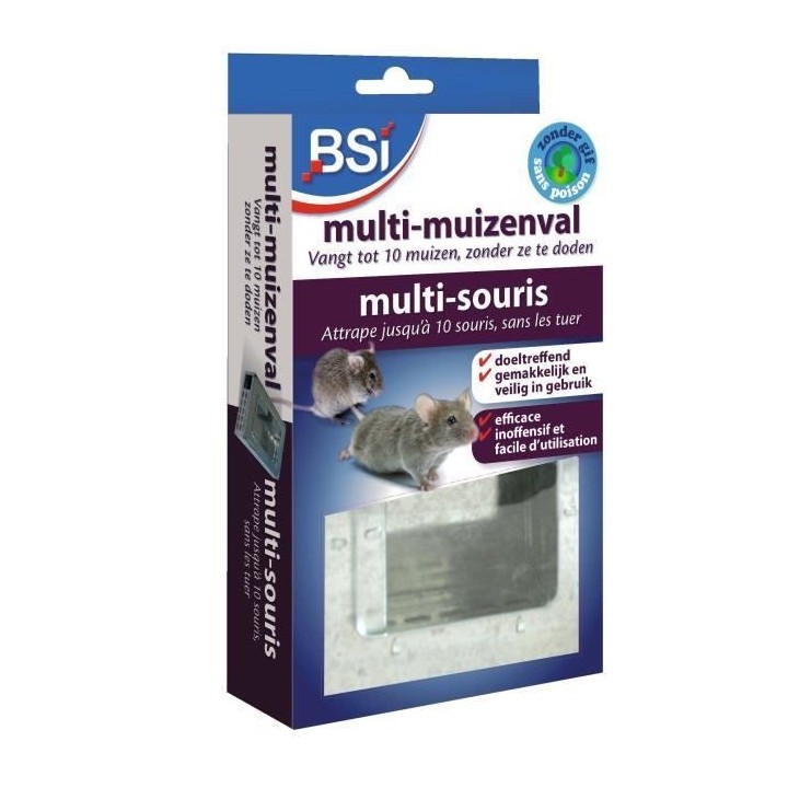 Pieges a souris galvanisé avec fenetre - BSI - Vous piegez le rongeur