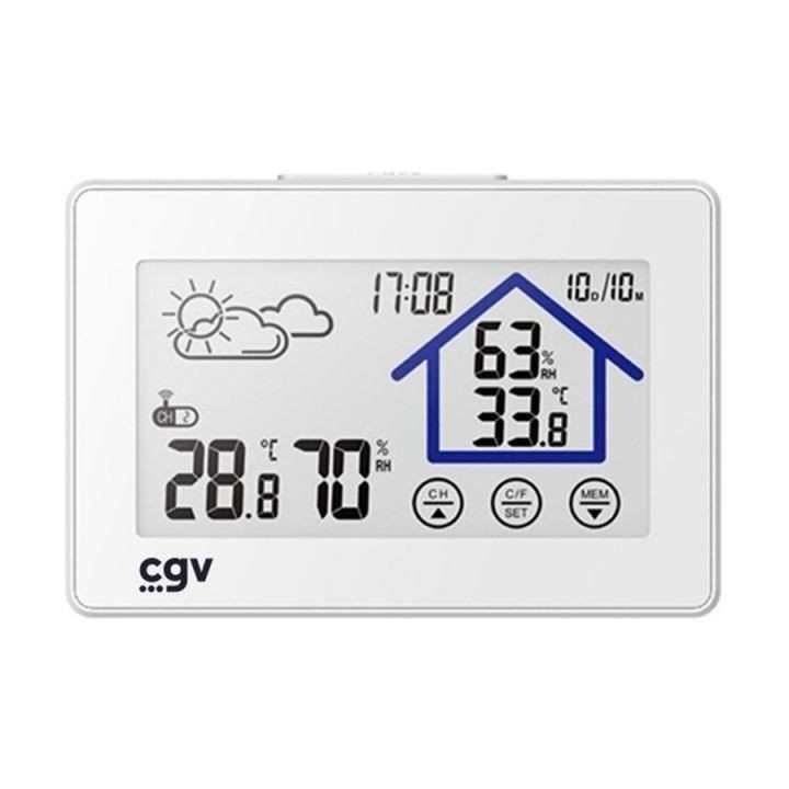 Station météo sans fil - CGV - MY METEO-1BM - Contrôle tactile - Ho