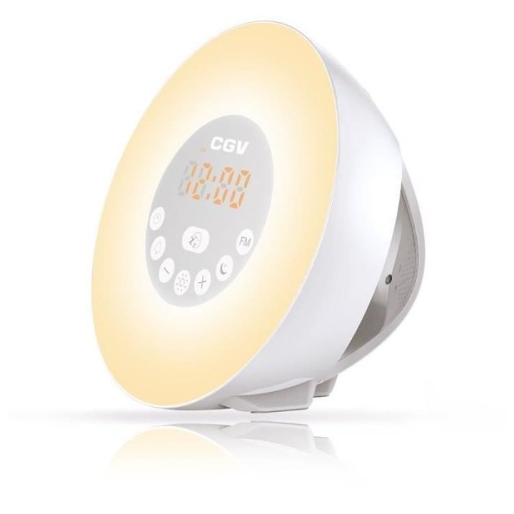 Radio réveil - CGV - CR ARUNA - Simulateur d'aube - DAB+, FM ou Web -