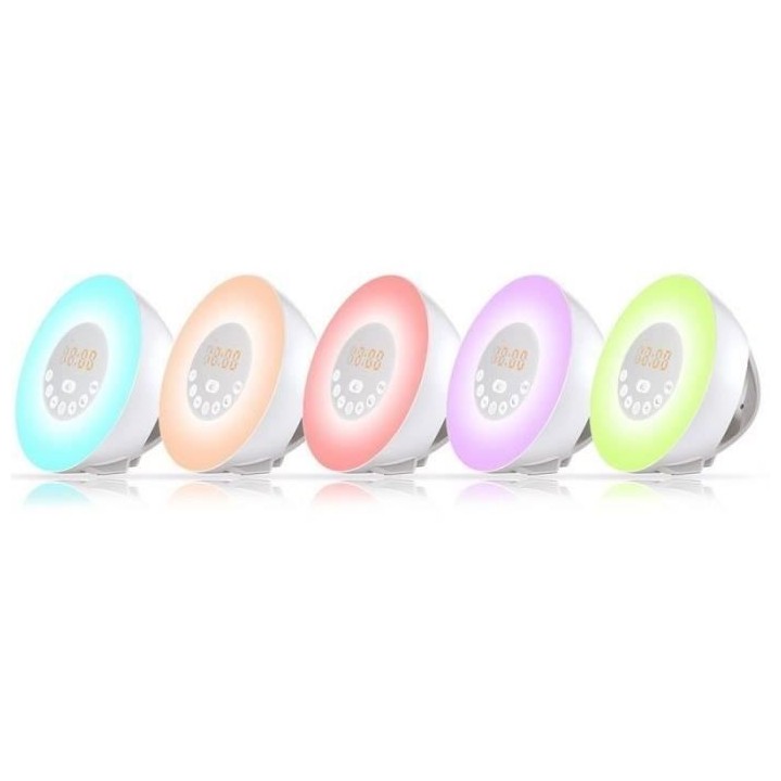 Radio réveil - CGV - CR ARUNA - Simulateur d'aube - DAB+, FM ou Web -