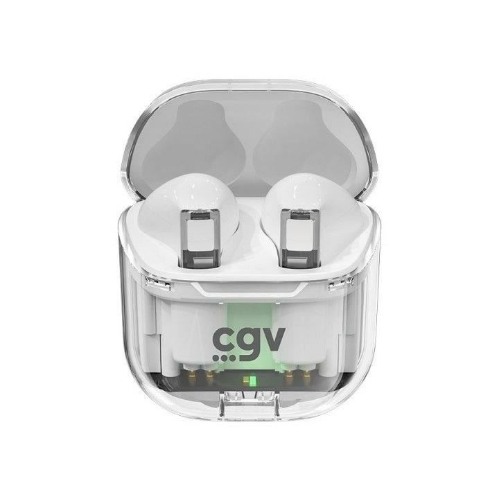Écouteurs sans fil Bluetooth - CGV - URBAN GHOST (Blanc) - Autonomie