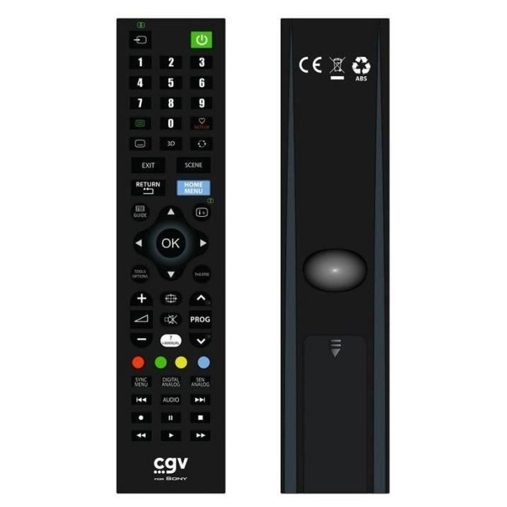 Télécommande de remplacement - CGV - FIDELIO Sony - Pour téléviseu