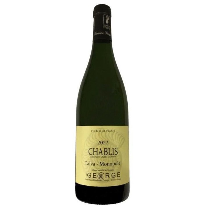 Domaine George 2022 Chablis Talvat Monopole - Vin blanc de Bourgogne