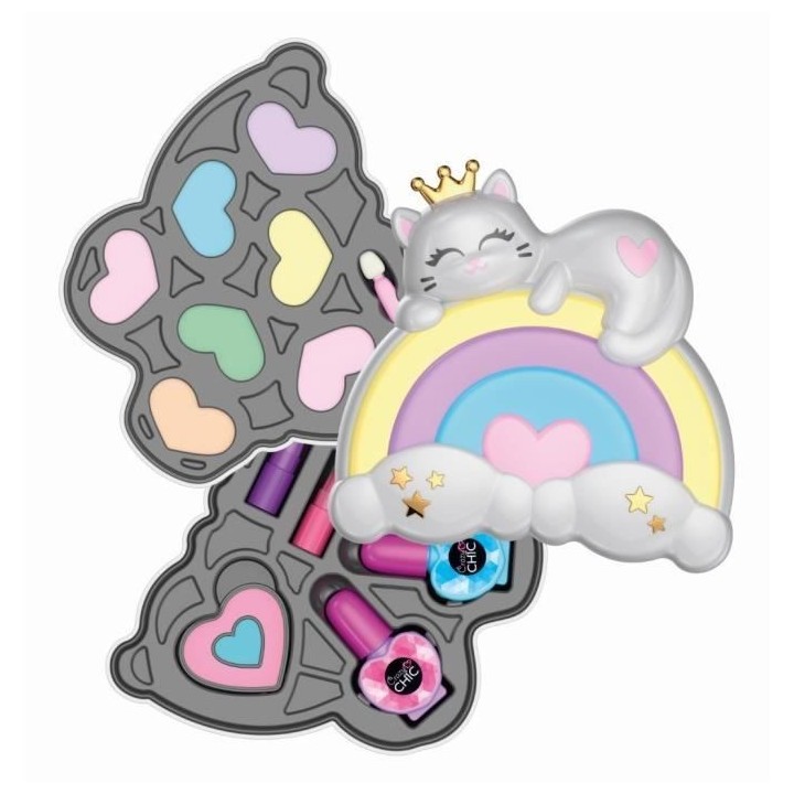 Clementoni - Coffret Maquillage Arc-en-ciel - 2 palettes fards a paupi