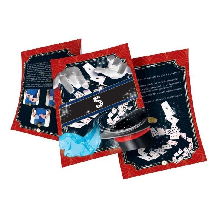 CLEMENTONI - Calendrier de l'avent Magie - 24 Jours : 24 Tours de magi