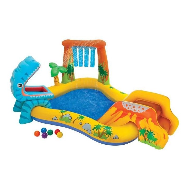 Aire de jeux gonflable - INTEX - Jurrasic - 272 Litres - 2 ans et + -