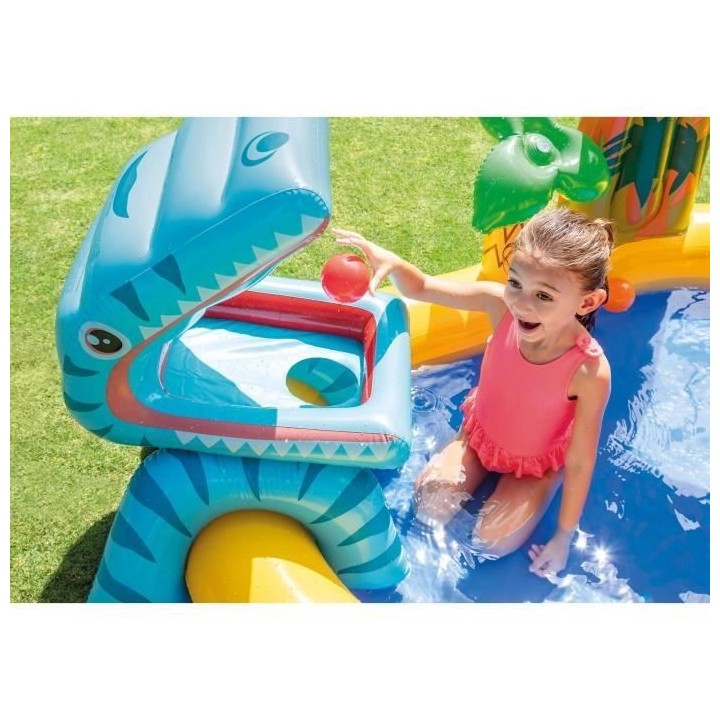 Aire de jeux gonflable - INTEX - Jurrasic - 272 Litres - 2 ans et + -