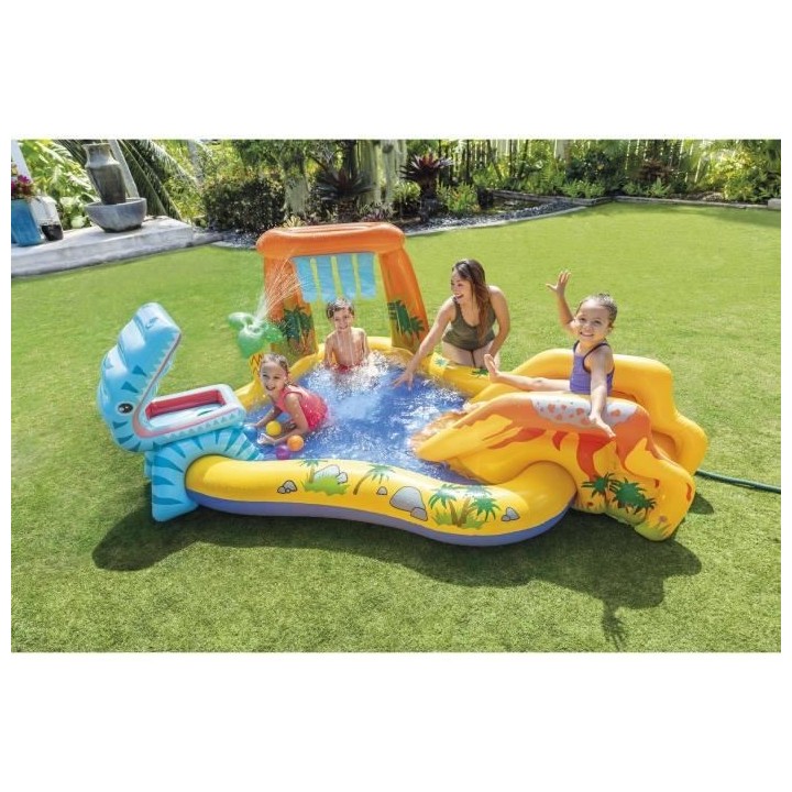 Aire de jeux gonflable - INTEX - Jurrasic - 272 Litres - 2 ans et + -