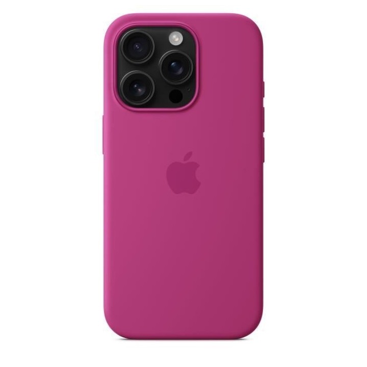 APPLE iPhone 16 Pro - Coque en silicone avec MagSafe - Fuchsia