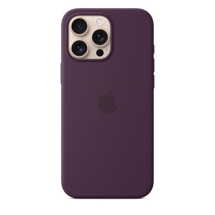 APPLE iPhone 16 Pro Max - Coque en silicone avec MagSafe - Plum