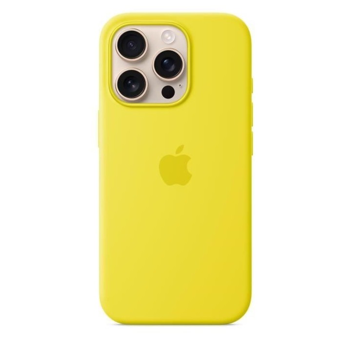 APPLE iPhone 16 Pro - Coque en silicone avec MagSafe - Star Fruit