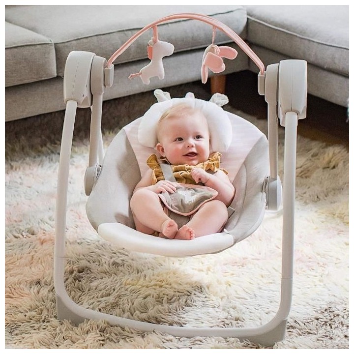 INGENUITY Balancelle bébé électrique Compacte – Flora