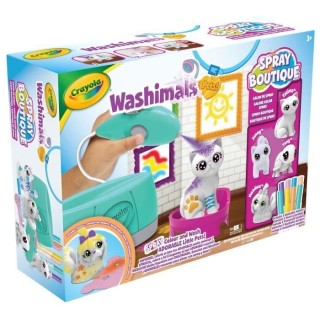 Coloriage - CRAYOLA - Washimals Spray Boutique - Vaporise et colore te