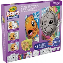 Créatif - CRAYOLA - POPS 3D Color Pops Gift Set - Plus de 12 activités en 3D! Des 6 ans