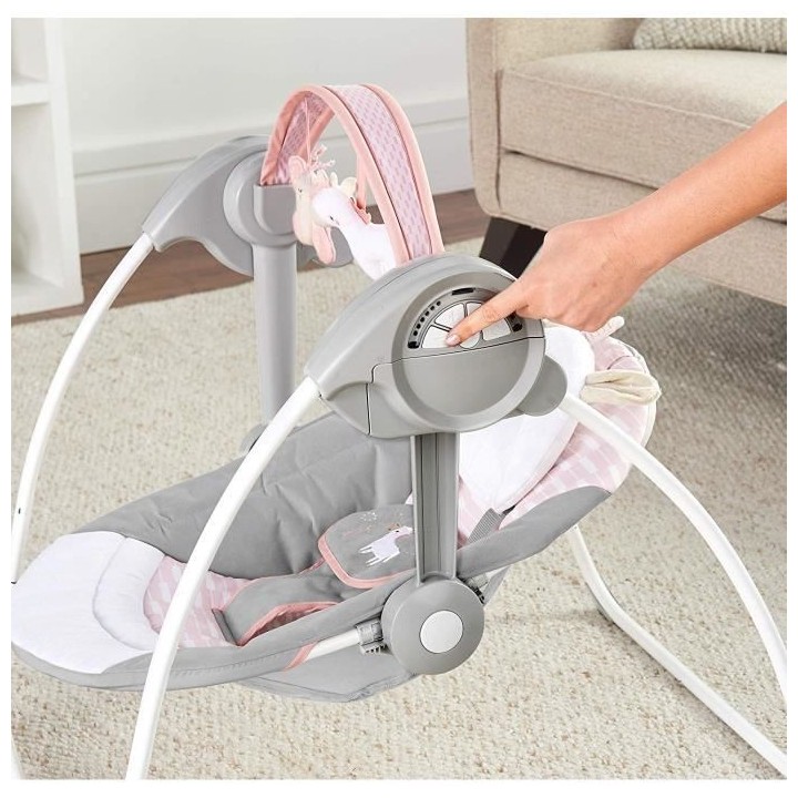 INGENUITY Balancelle bébé électrique Compacte – Flora