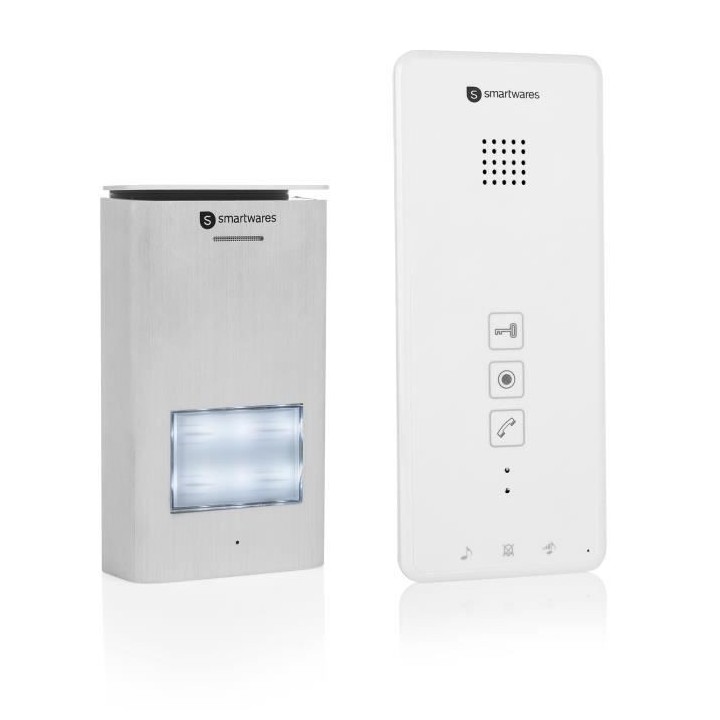 SMARTWARES Interphone audio 2 fils pour 1 appartement DIC-21112