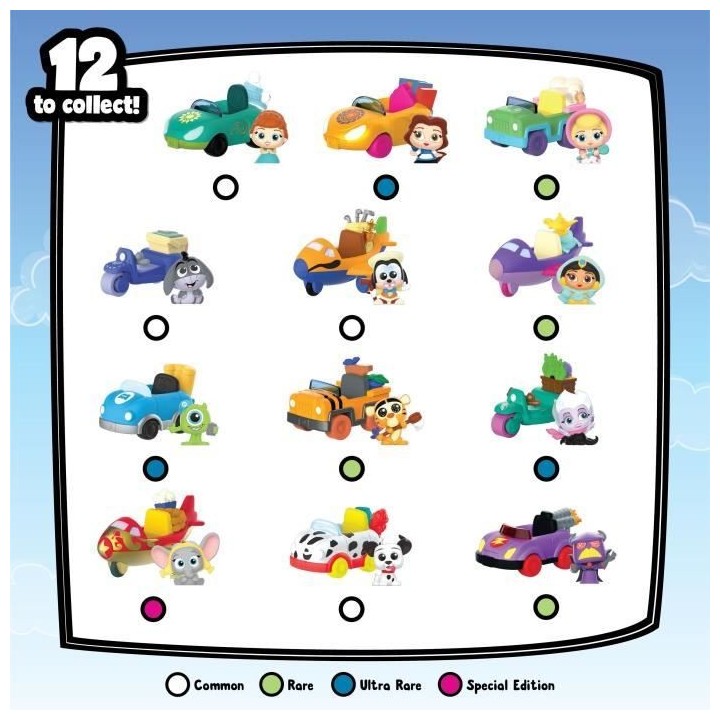 Figurines et véhicule - DISNEY - Voiture et Figurine - 1 figurine et