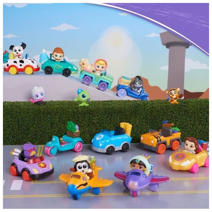 Figurines et véhicule - DISNEY - Voiture et Figurine - 1 figurine et