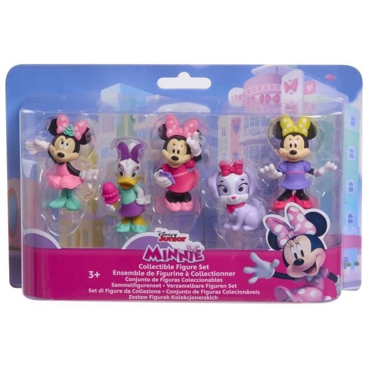 Figurines - DISNEY MINNIE MOUSE - Pack de 5 Figurines Minnie Mouse - N