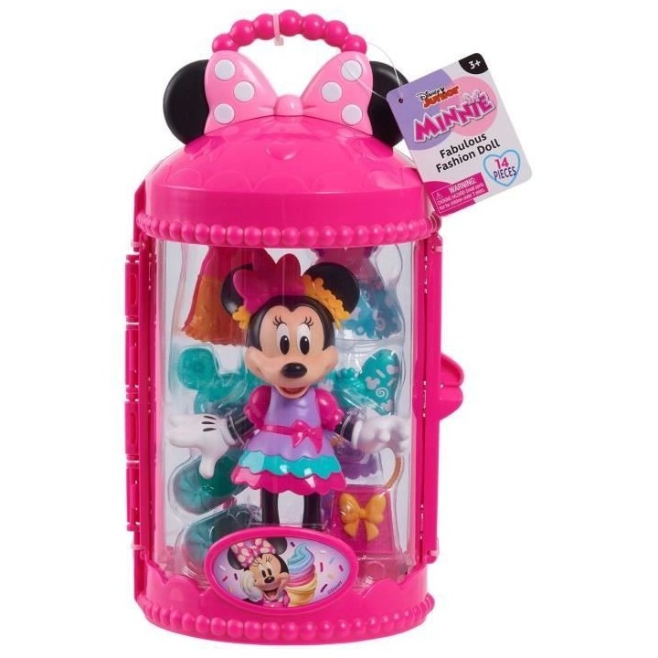 Coffret poupée - DISNEY MINNIE MOUSE - Figurine Articulée 15 cm Swee