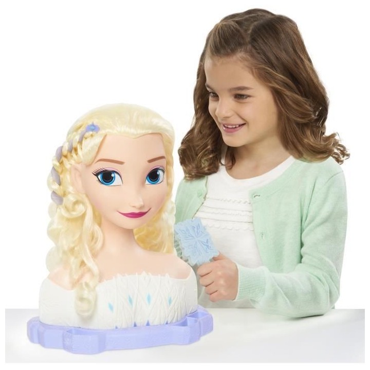 Tete a coiffer - REINE DES NEIGES - Tete a Coiffer Elsa Deluxe - Exten