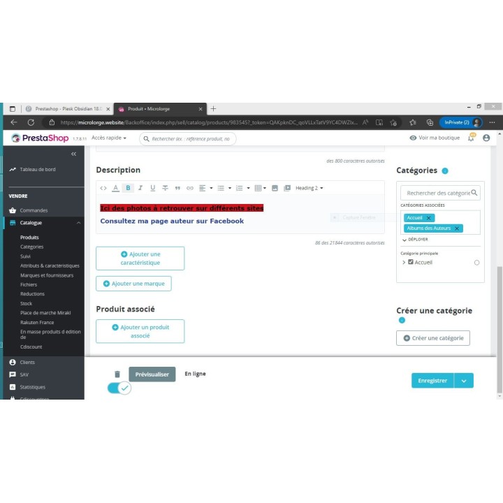 Carte postale microlorge