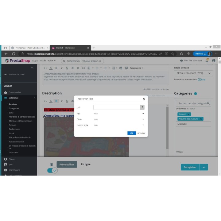Carte postale microlorge