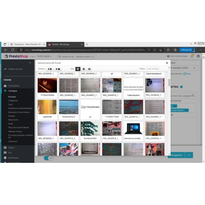 Carte postale microlorge