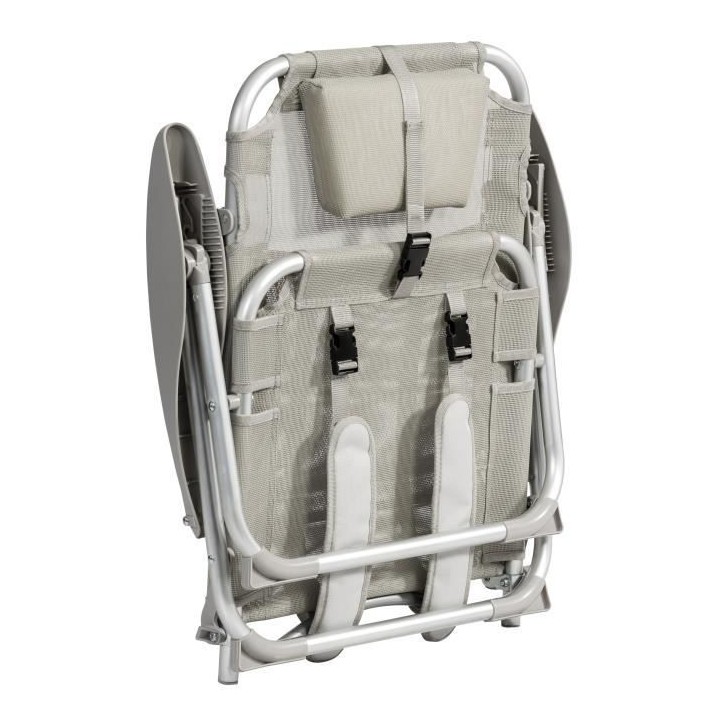 FAUTEUIL CLIC CLAC DES PLAGES GRIS