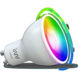 INNR Ampoule connectée GU10 - ZigBee 3.0 Multicolor + Blanc réglable - 1800 a 6500K Intensité réglable.