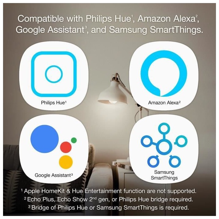 INNR Ampoule connectée E27 - ZigBee 3.0 Multicolor + Blanc réglable