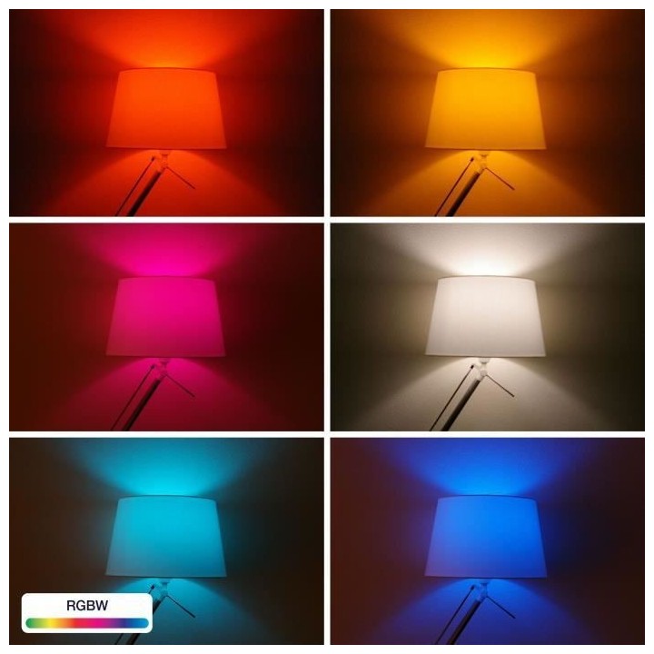 INNR Ampoule connectée E27 - ZigBee 3.0 - Pack de 2 ampoules Multicol