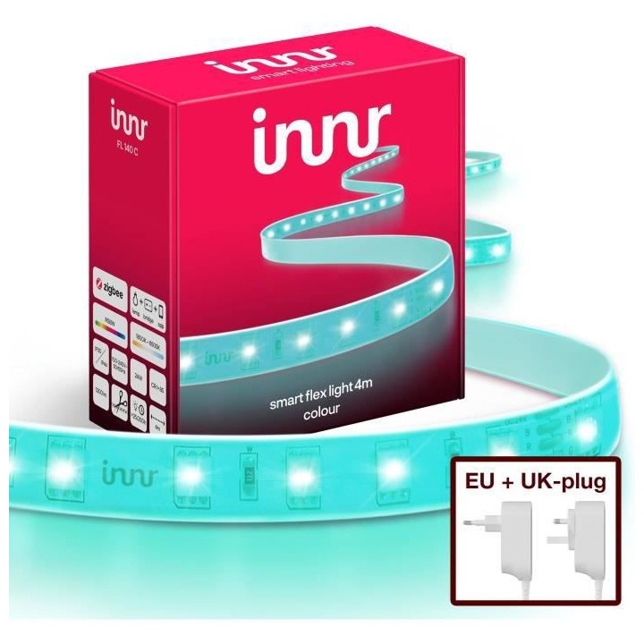 INNR Ruban Flexible Indoor Couleur - 4m Couleur et Blanc variable - 20