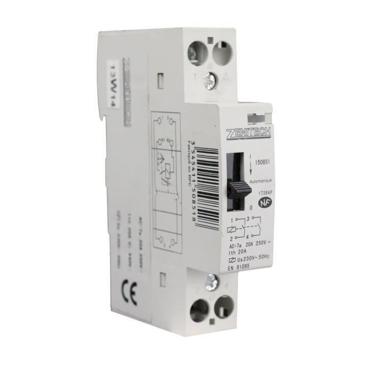 Contacteur jour-nuit ZENITECH NF