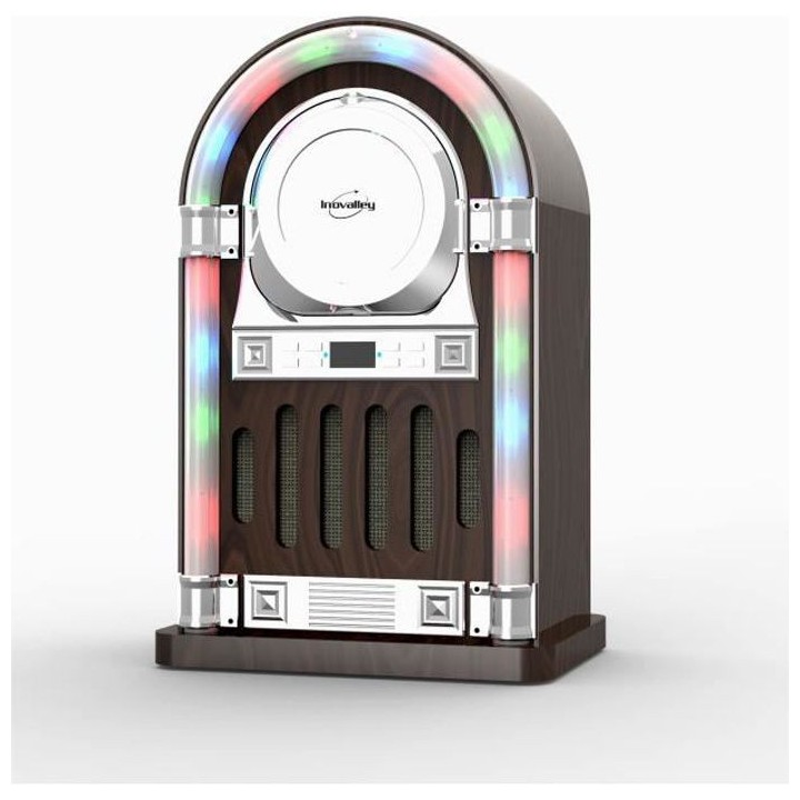 INOVALLEY RETRO13N Juke Box - Lecteur CD - Bluetooth
