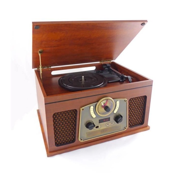 INOVALLEY RETRO10E-BTH-N - Chaîne Hi-fi rétro - Connectivité blueto