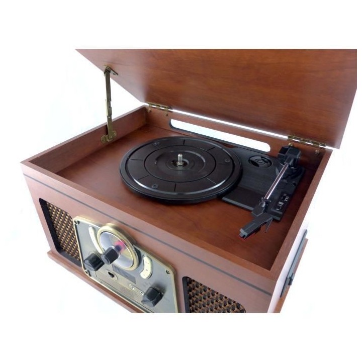 INOVALLEY RETRO10E-BTH-N - Chaîne Hi-fi rétro - Connectivité blueto