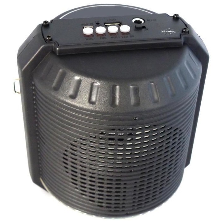 INOVALLEY HP74BTH - Enceinte lumineuse karaoké Bluetooth 20W - Lumier