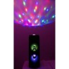 INOVALLEY KA112BOWL - Enceinte lumineuse Bluetooth 400W - Fonction Karaoké - 2 Haut-parleurs - Boule kaléidoscope LED - Port U