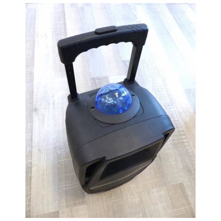 INOVALLEY KA116BOWL - Enceinte lumineuse Bluetooth 450W - Fonction Kar